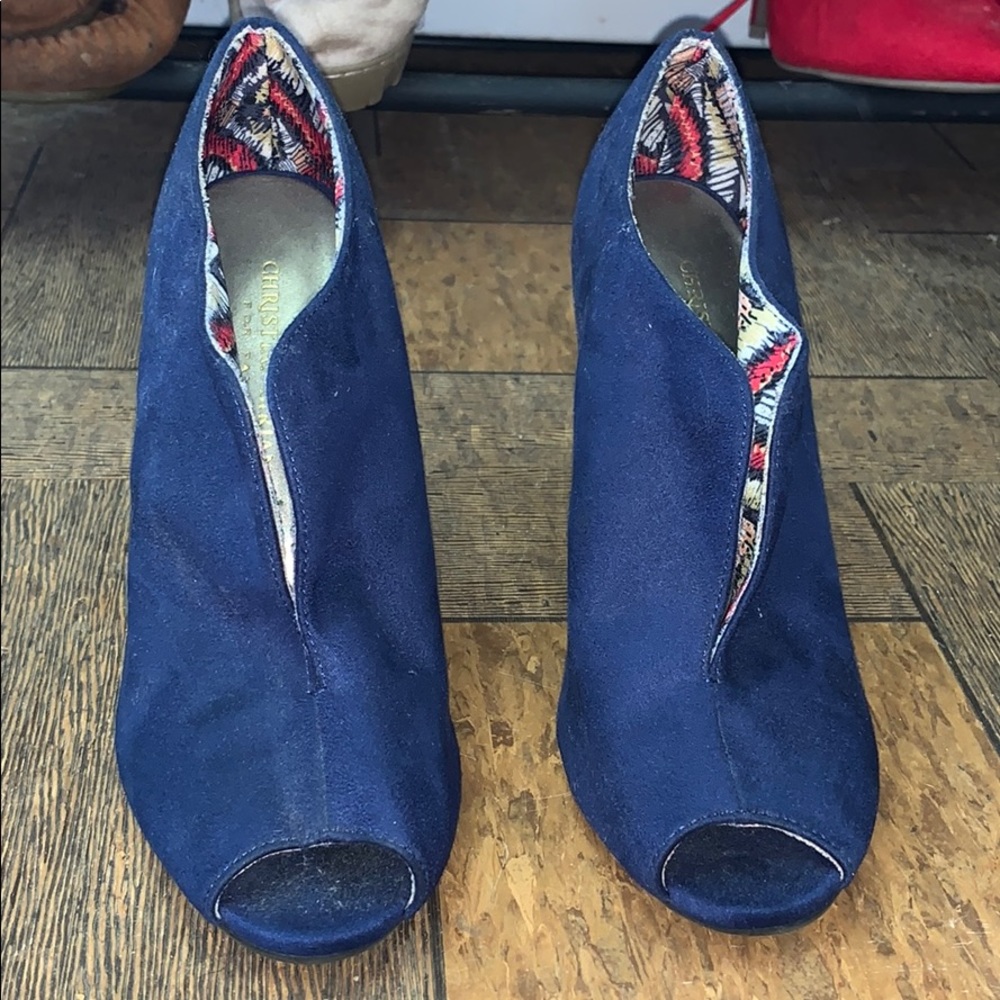 Blue heels